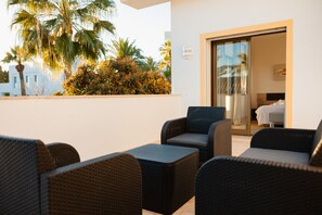 Terrace/patio - Family house with pool, terrace and panoramic views near the sea, Marbella (Marbella)