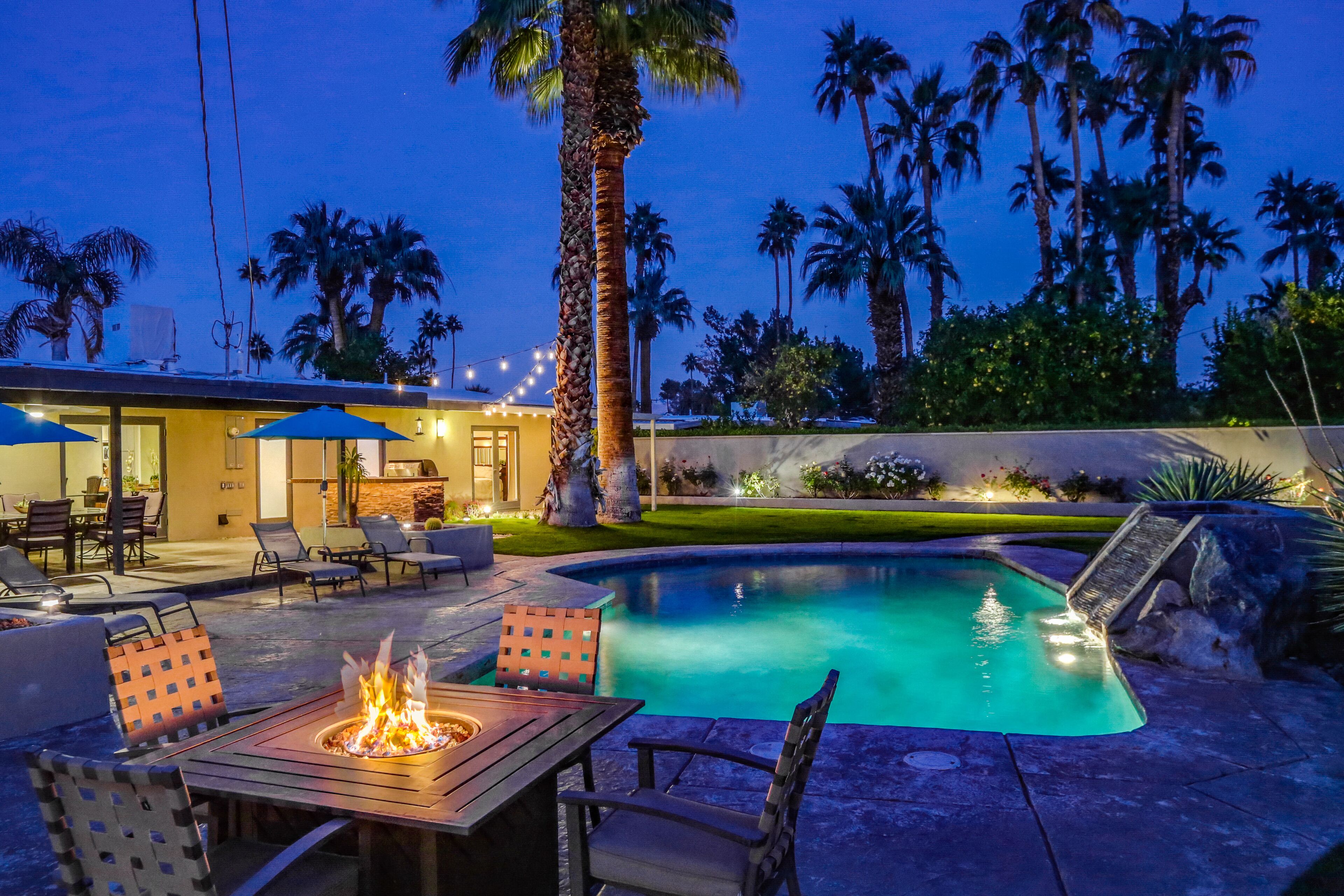 Et oppvarmet basseng