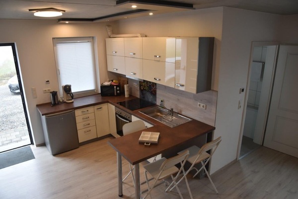 Ferienwohnung (40 qm) mit kostenfreiem WLAN-Luftbild vom Bett