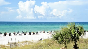 Vlak bij het strand