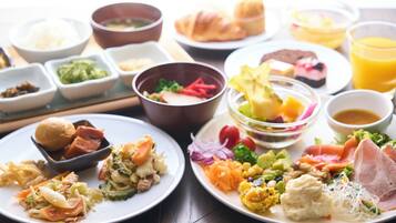 Frukostbuffé varje dag (JPY 2500 per person)