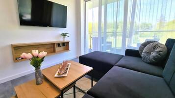 Departamento (17) | Área de sala de estar | Televisión de plasma de 30 pulgadas con canales por cable y televisión