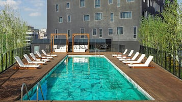 Indoor pool, seasonal outdoor pool