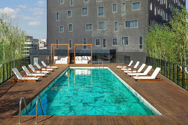 Indoor pool, seasonal outdoor pool