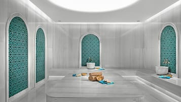 Un sauna, baño turco, baño turco/hammam, masajes