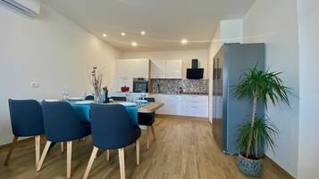 Apartment (Two Bedroom Apartment with Terrace) | Private kitchen | Fridge