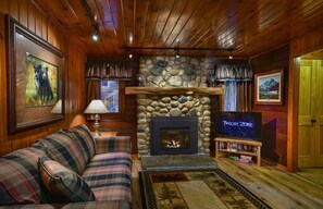 TV, lareira, Netflix, serviços de streaming