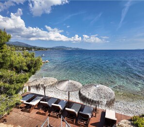 私人海灘、白沙