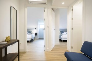 4 slaapkamers, een strijkplank/strijkijzer, gratis wifi, beddengoed
