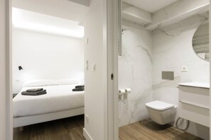 Hair dryer, towels