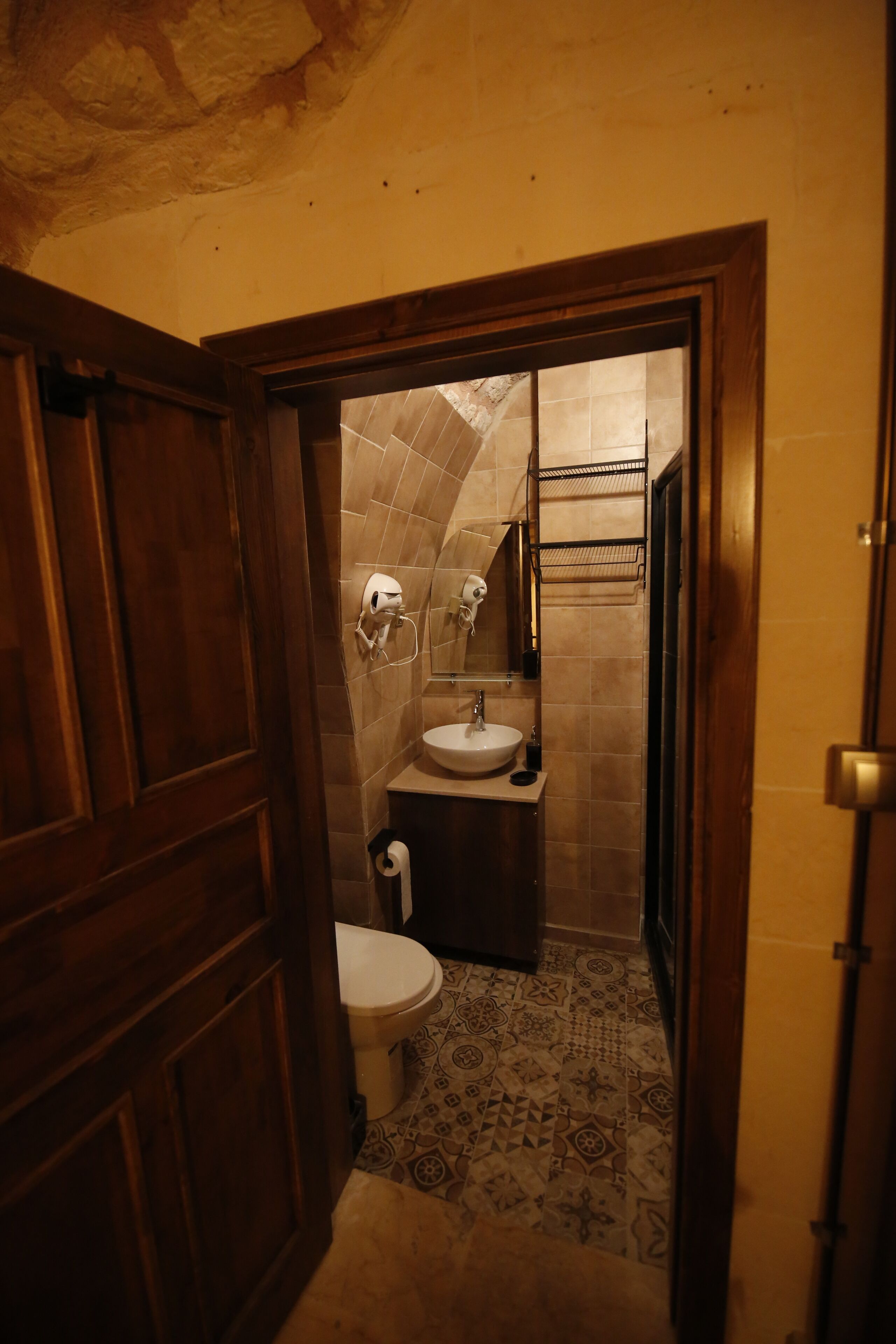 deluxe quadruple room | bathroom | shower, rainfall showerhead, designer toiletries, hair dryer