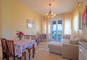 TV - 'Villa Pepy Luxury Apartment' with Mountain View, Garden & Wi-Fi (Corfu)