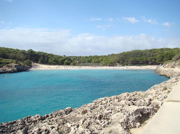 Vlak bij het strand