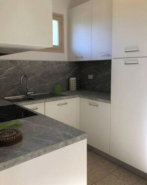 Kühlschrank, Herdplatte, Geschirrspüler, Kochgeschirr/Geschirr/Besteck