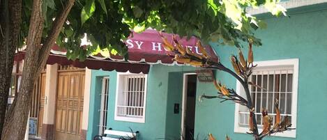 Voorkant van accommodatie