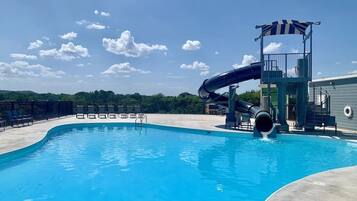 Indoor pool, outdoor pool