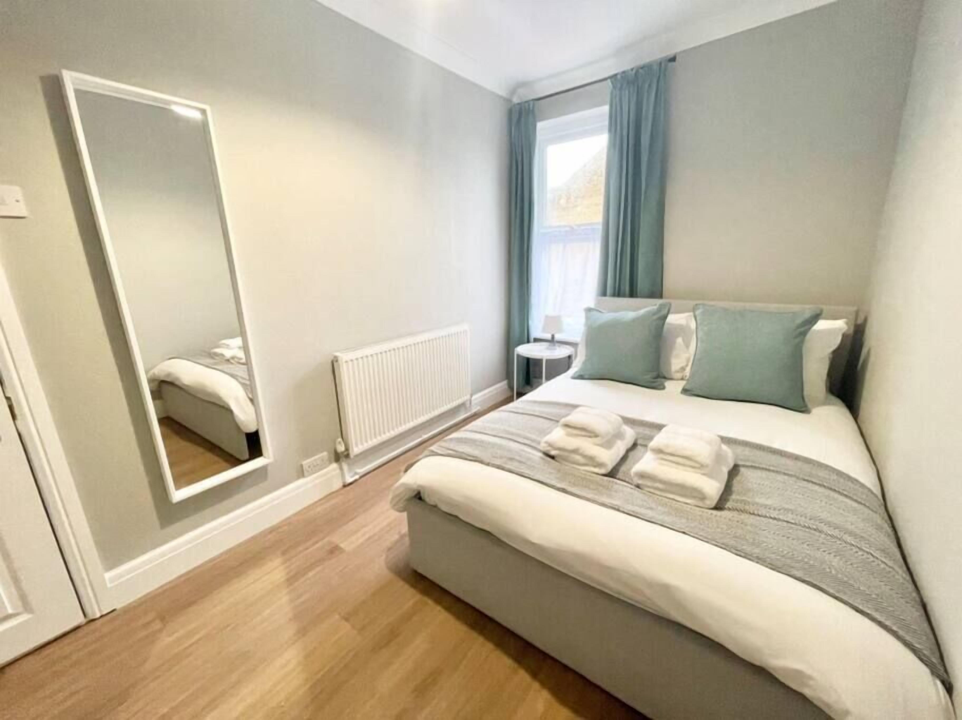 4 bedrooms, iron/ironing board, travel cot, WiFi