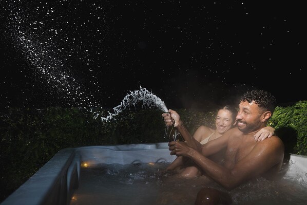 Signature tweepersoonskamer, bubbelbad (Stella Solarium) | Uitzicht op de stad