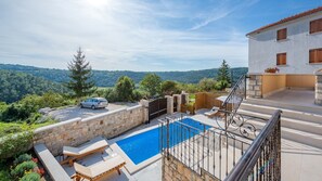 Terrace/patio - Charming Villa Beram with a pool (Beram)