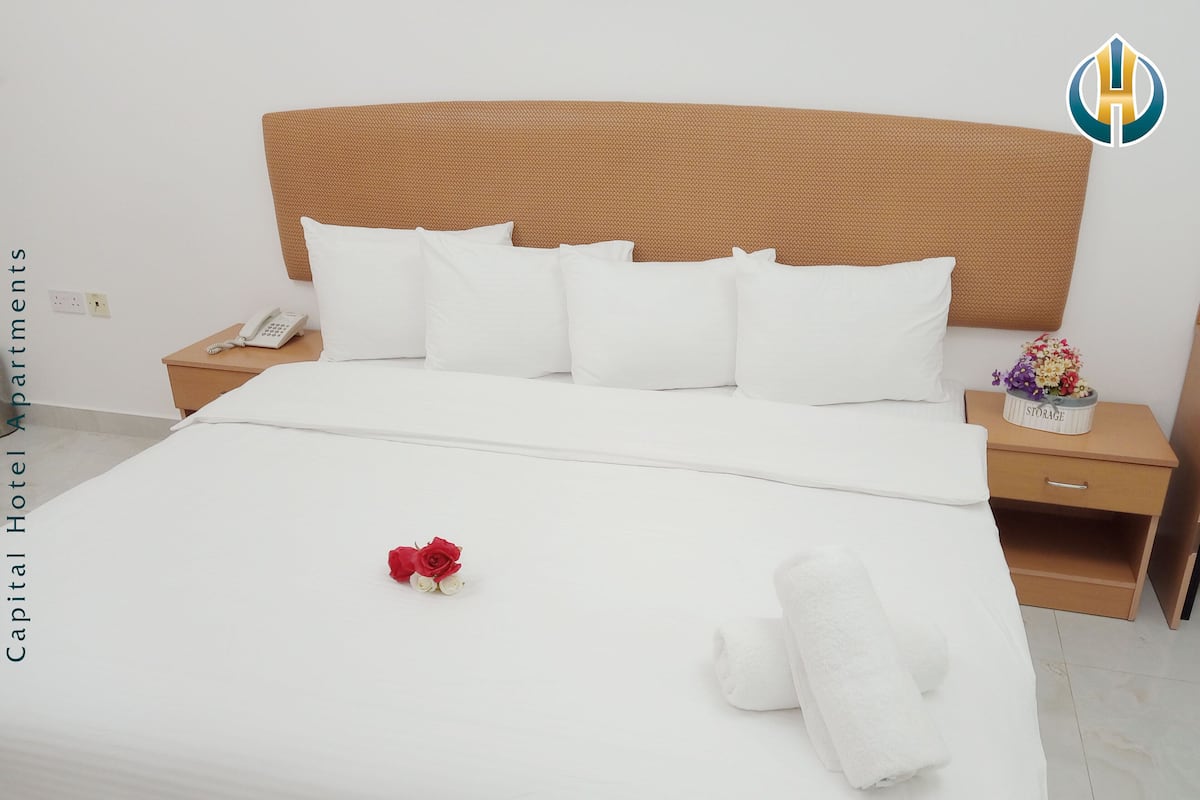 Egyptian cotton sheets, premium bedding, memory foam beds, WiFi (free)