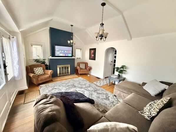 Smart-tv och böcker