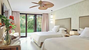 Habitació quàdruple familiar | 1 dormitori, roba de llit hipoal·lergògena i minibar