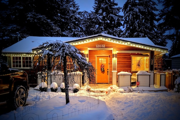 Front of house in Winter