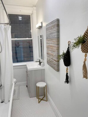 Hair dryer, towels