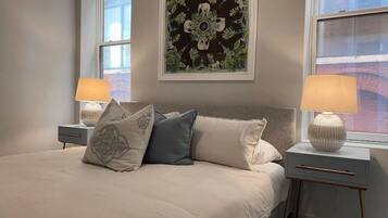 1 makuuhuone, silitysrauta/-lauta, ilmainen Wi-Fi, vuodevaatteet