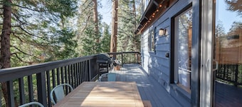 Forest Moon Chalet. Designer & Pet Friendly Luxury 3 Bdrm. w/Hot Tub