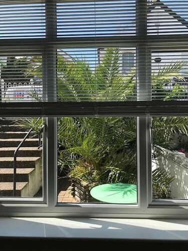 Two minutes from beach. Cosy pet-friendly cottage in cool location with garden.