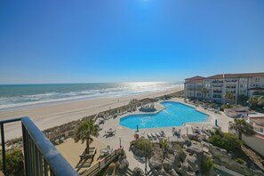 Pool - OCEANFRONT 2 BEDROOM CONDO! VILLA CAPRIANI (North Topsail Beach)
