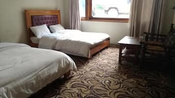 Free WiFi, bed sheets