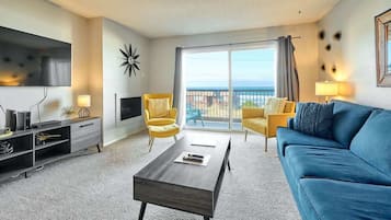 TV, lareira, DVD player, mesa de pingue-pongue