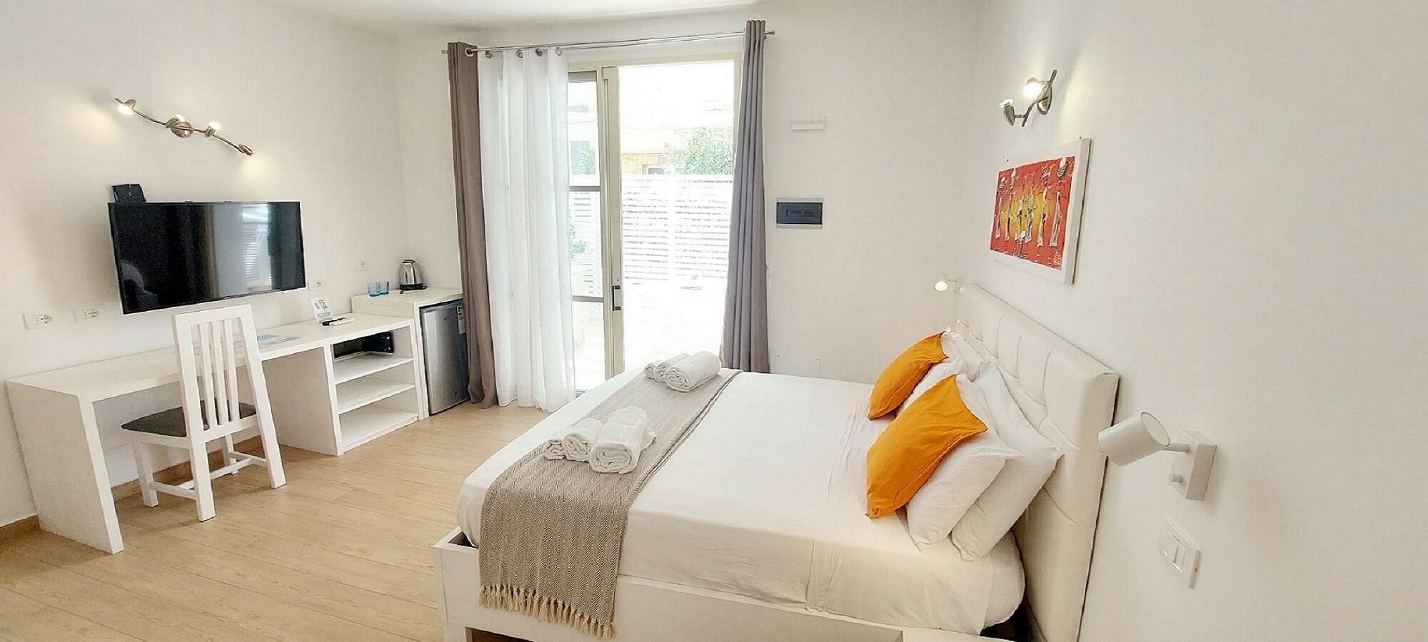 1 makuuhuone, tallelokero huoneessa, työpöytä, ilmainen Wi-Fi