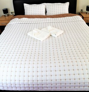 Comfort Double Room | Blackout drapes, soundproofing, iron/ironing board