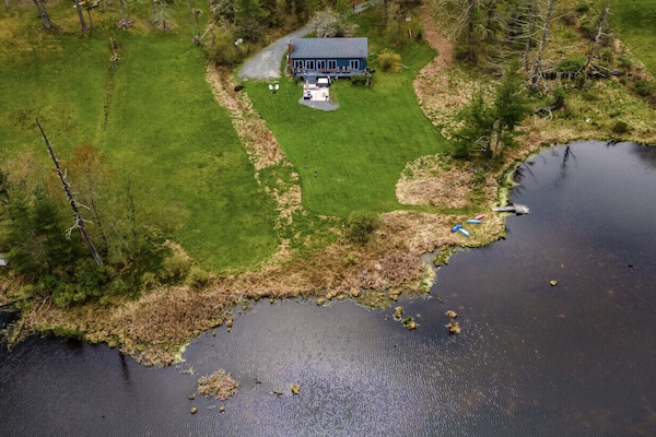 Aerial view of property
