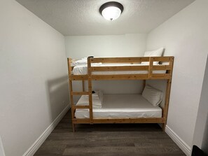 Desk, iron/ironing board, travel crib, WiFi (free)