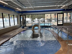 Indoor pool, a heated pool - Bright Haus Lakeview at the Village at Breck ,Stunning Views, Ski In/Out In Town (Breckenridge)