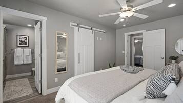 5 bedrooms, in-room safe, iron/ironing board, travel crib