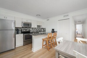 Private kitchen - Surfside Retreat Unit A - Oceanfront Triplex (St. Augustine)
