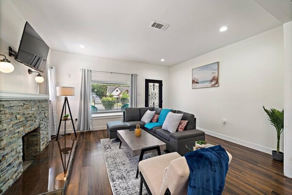 Smart TV, foosball, offices