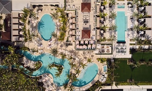 3 outdoor pools, open 9:00 AM to 6:00 PM, cabanas (surcharge) - Tower at The Boca Raton (Boca Raton)
