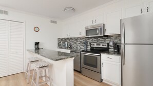 Private kitchen - Surfside Retreat Unit B - Oceanfront Triplex (St. Augustine)