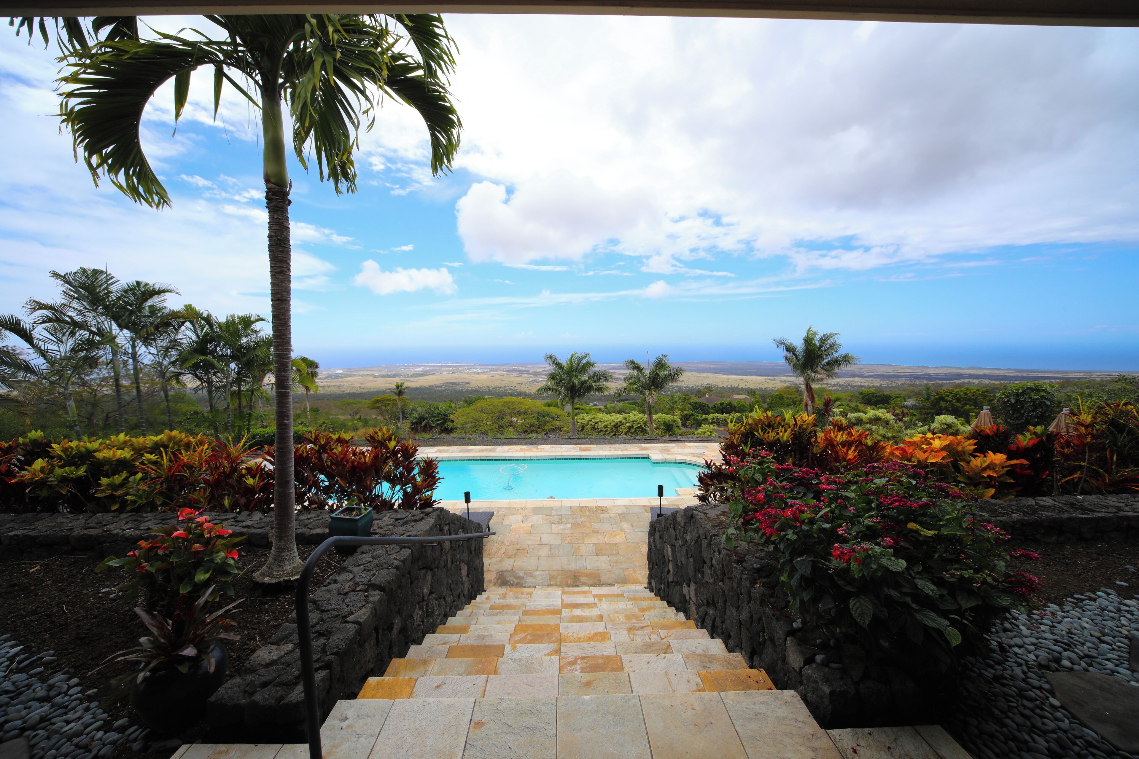 Piscine extérieure, piscine chauffée