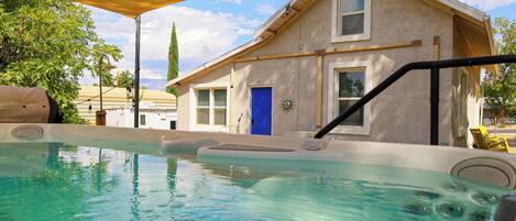 屋外プール、温水プール