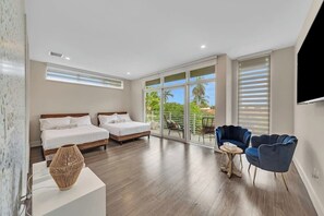 4 slaapkamers, een strijkplank/strijkijzer, gratis wifi, beddengoed