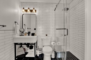 Hair dryer, towels
