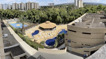 Classic Triple Room, 1 Bedroom, Non Smoking, Pool View | View from room