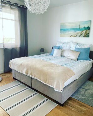2 Schlafzimmer, Bügeleisen/Bügelbrett, kostenloses WLAN, Bettwäsche